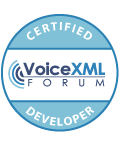 VoiceXML Forum Certified Developer badge